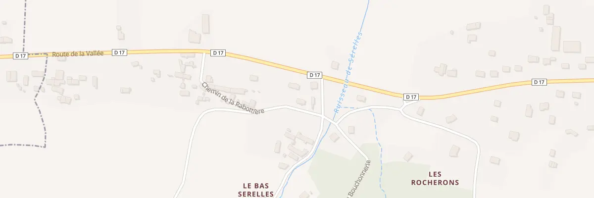 Plan du 7 Che de la Rabottiere à Angé