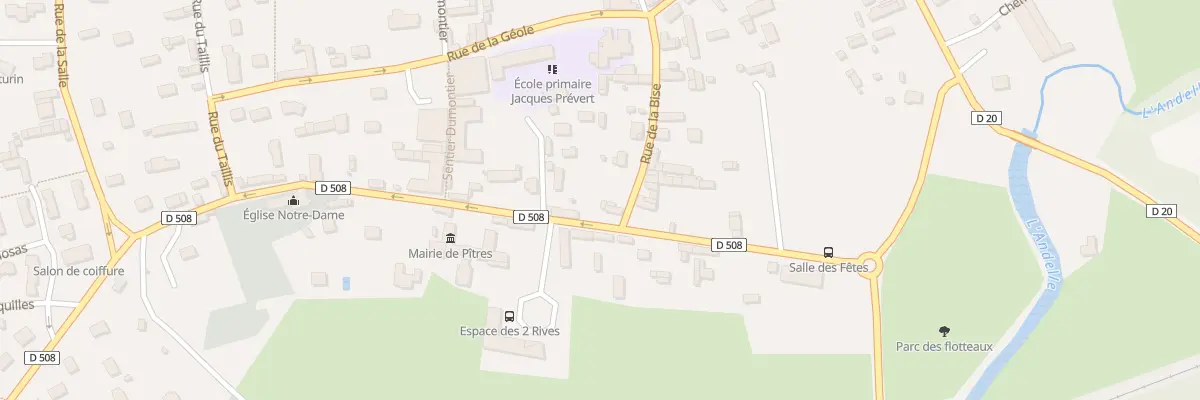 Plan du 21 Rue de l’Eglise à Pîtres