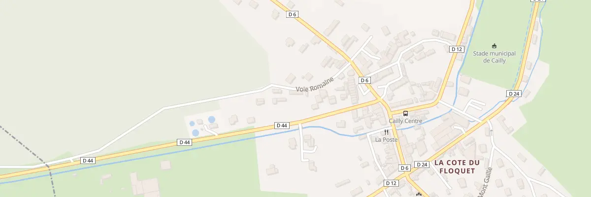 Plan du 3 Voie Romaine à Cailly