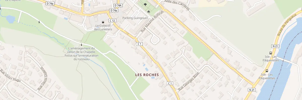 Plan du 6 Rue Claude Monet à Isle