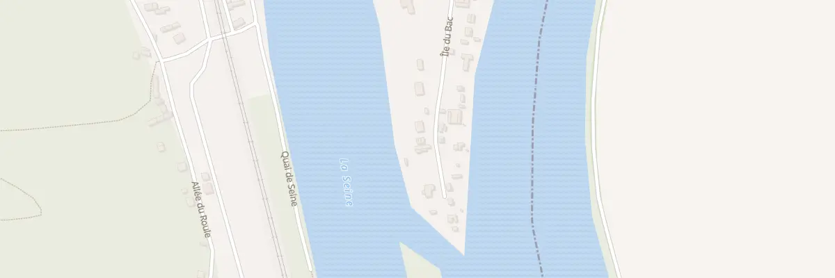 Plan du 6 Ile du Bac à Saint-Pierre-du-Vauvray