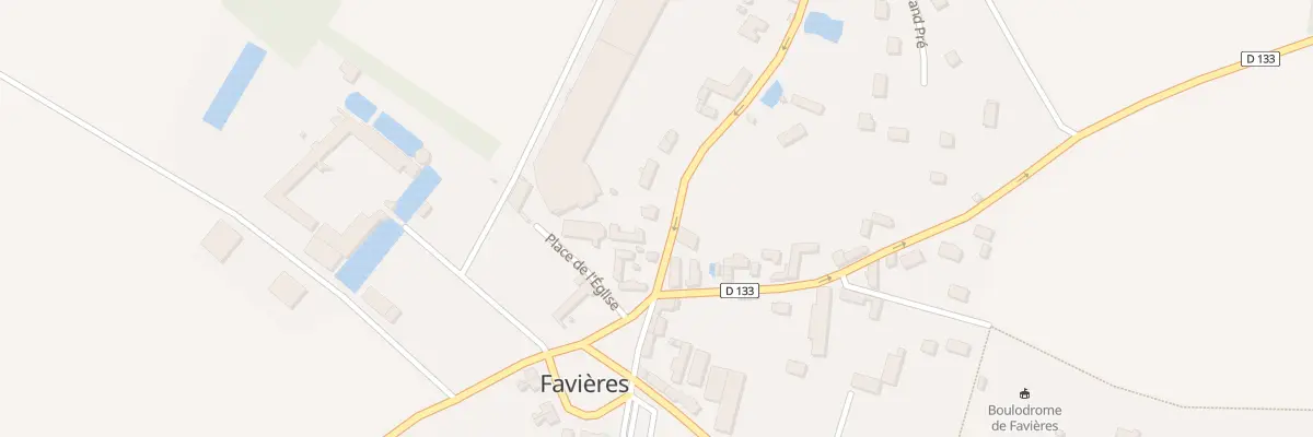 Plan du 3 Rue du Bois Laurin à Favières