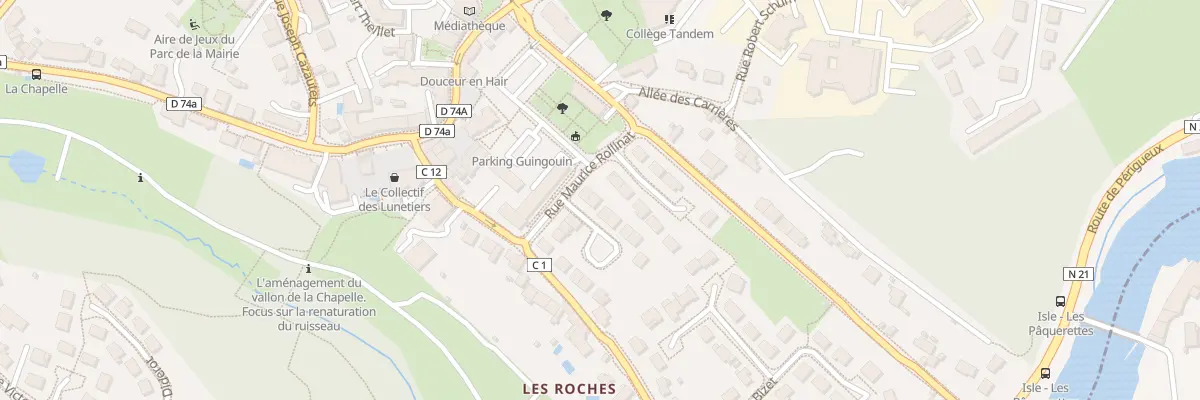 Plan du 3 Rue Claude Monet à Isle