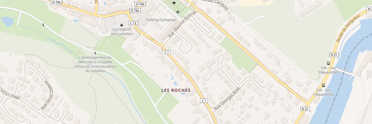 Plan du 8 Rue Claude Monet à Isle