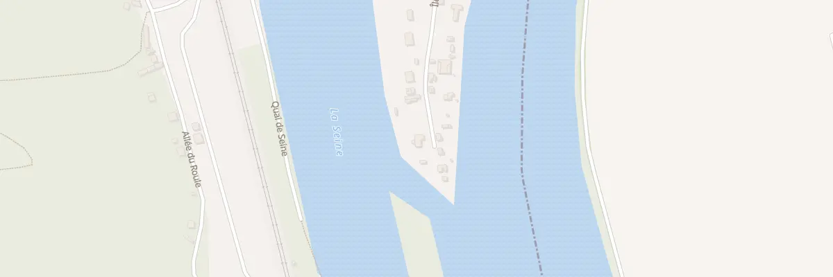 Plan du 2 Ile du Bac à Saint-Pierre-du-Vauvray