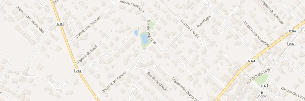 Plan du 12 Rue de l’Aubisque à Fonsorbes