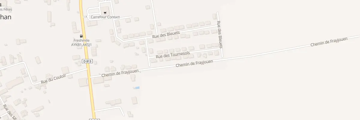 Plan du 11 Rue des Tournesols à Finhan