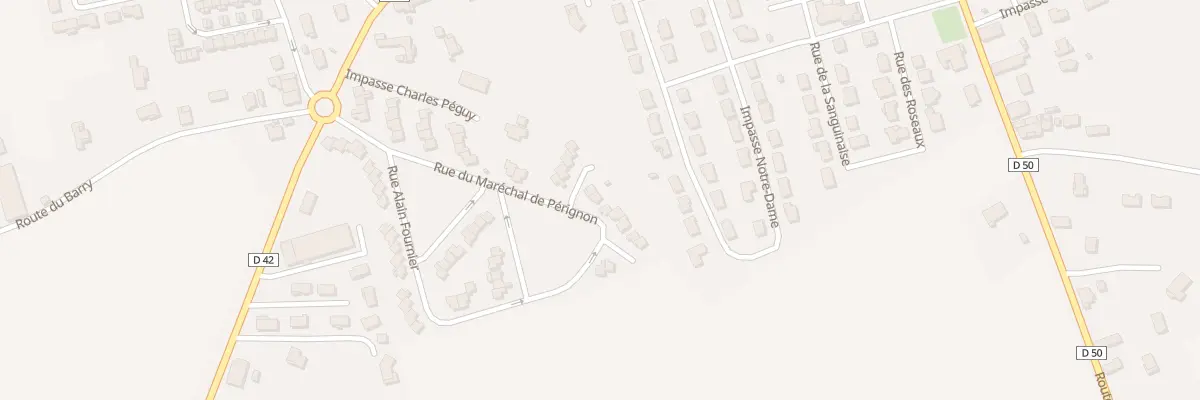 Plan du 31 Rue du Marechal de Perignon à Montech