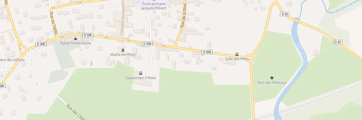 Plan du 20 Rue de l’Eglise à Pîtres