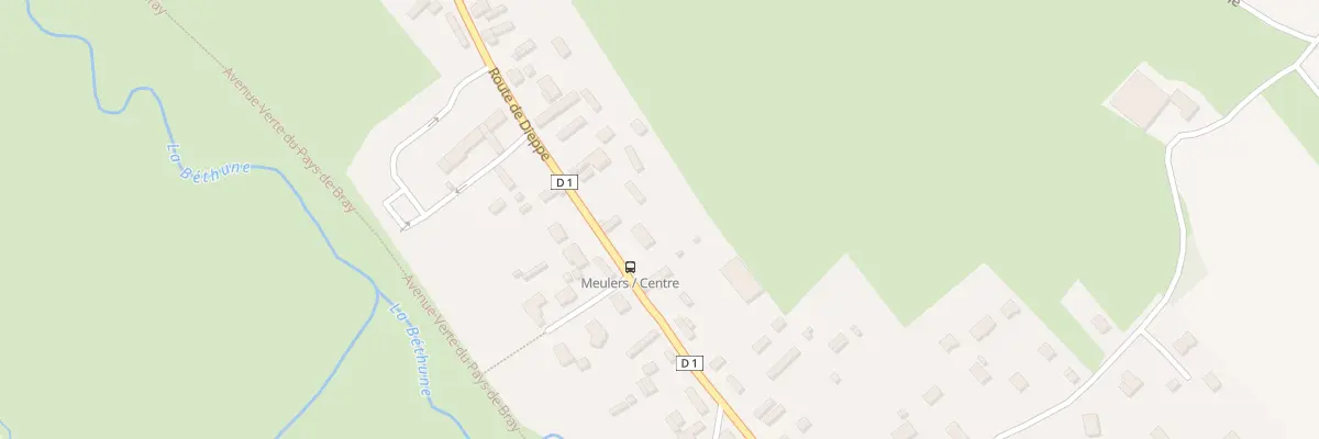 Plan du 1070 Rte de Dieppe à Meulers