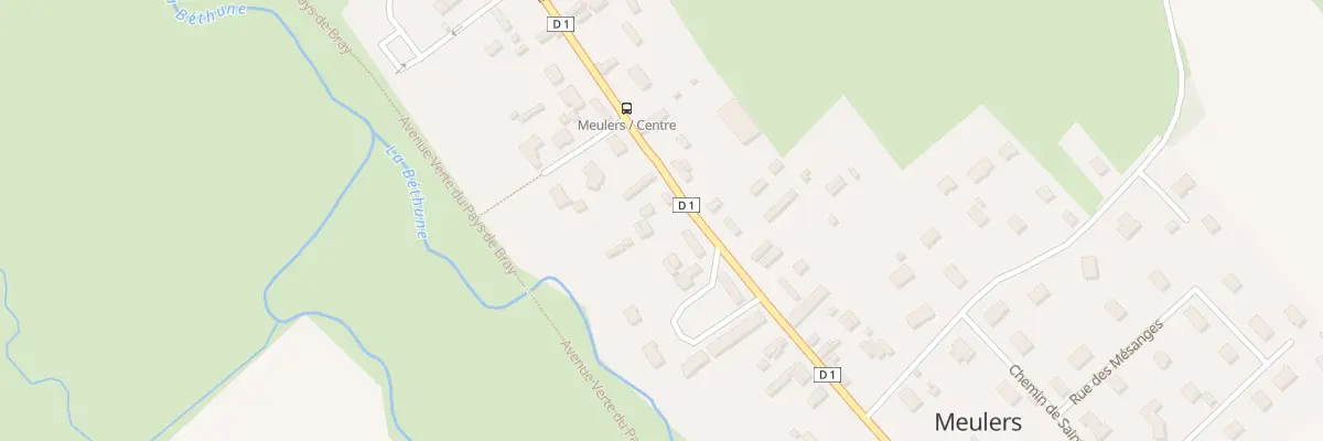 Plan du 5007 Meulers à Meulers