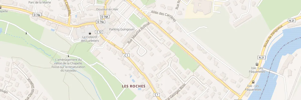 Plan du 11 Rue Claude Monet à Isle