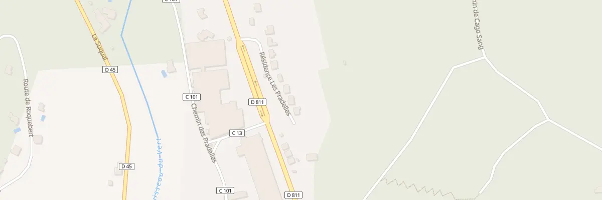 Plan du 13 Res Les Pradelles à Castelfranc