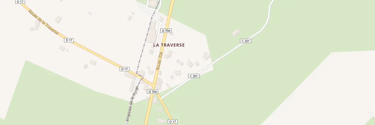 Plan du 5105A La Traverse à La Roche-l’Abeille