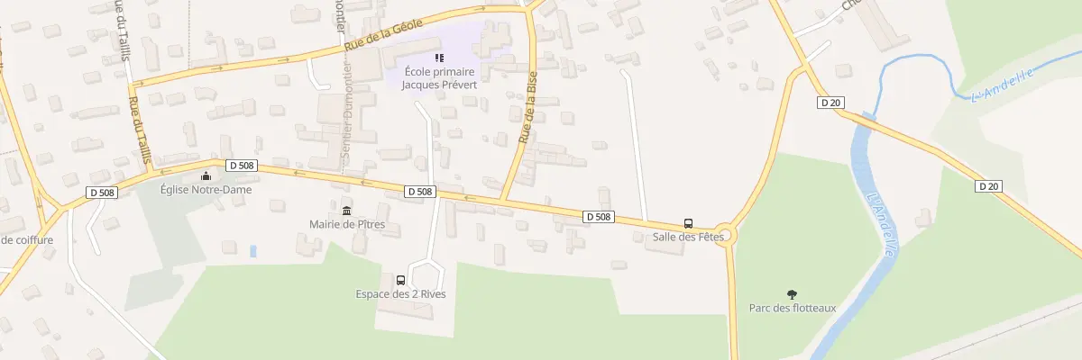 Plan du 25 Rue de l’Eglise à Pîtres