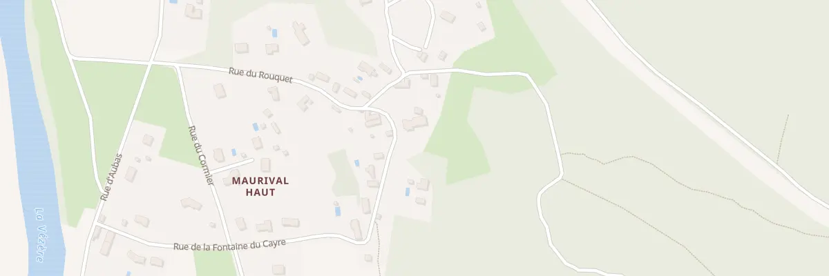 Plan du 755 Maurival Haut à Condat-sur-Vézère