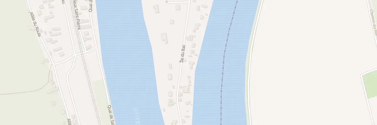 Plan du 35 Ile du Bac à Saint-Pierre-du-Vauvray