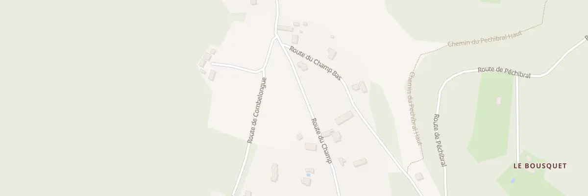 Plan du 539 Rte du Champs à Vitrac