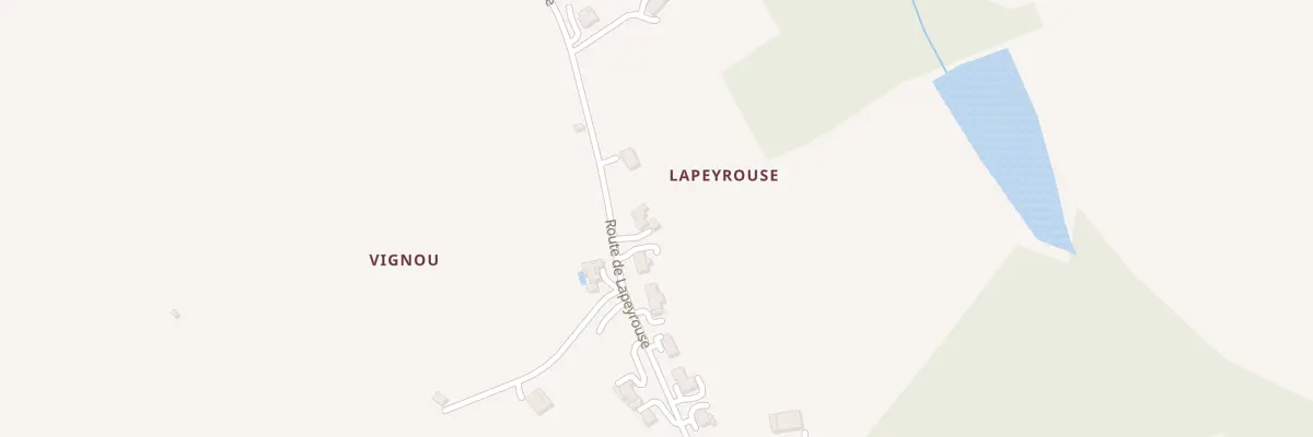 Plan du 1021 Rte de Lapeyrouse à Lafrançaise