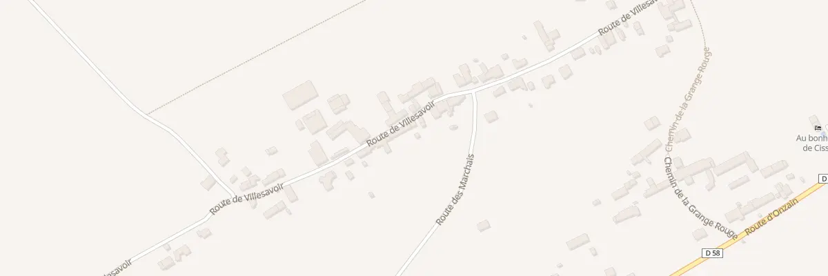 Plan du 37 Rte de Villesavoir à Valloire-sur-Cisse