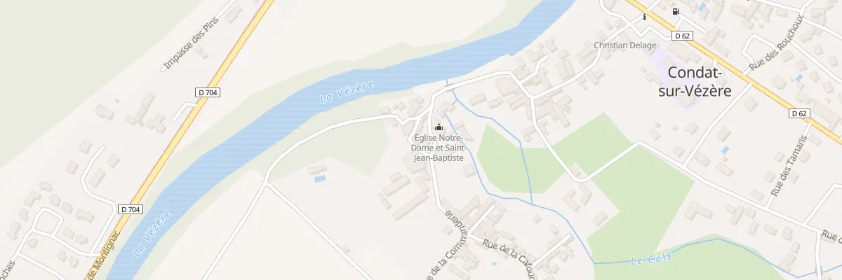 Plan du 178A Le Bourg à Condat-sur-Vézère