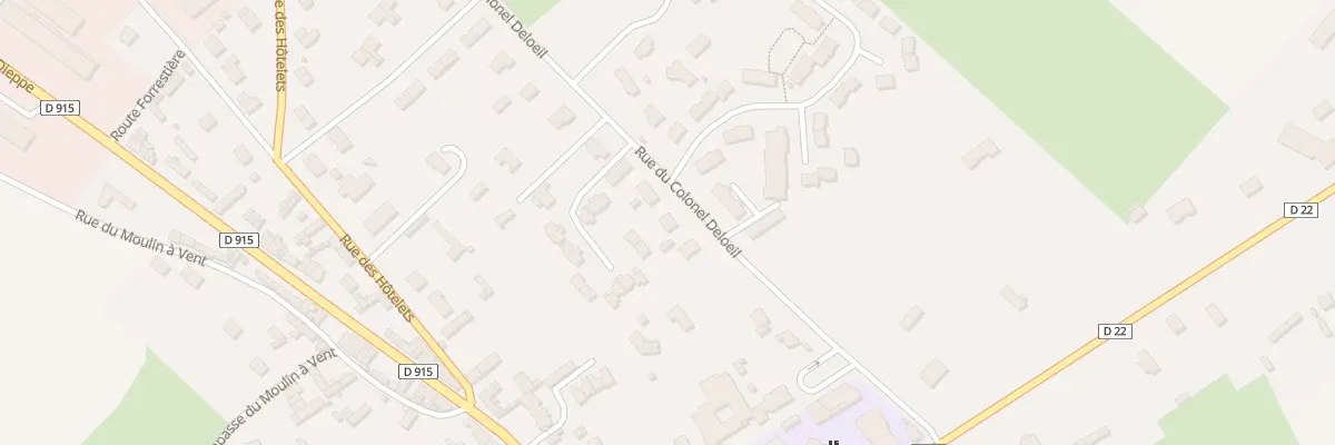 Plan du 233 Rue du Colonel G Deloeil aux Grandes-Ventes