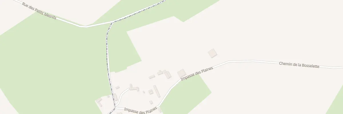 Plan du 8 Che de la Bosselette à Rosay