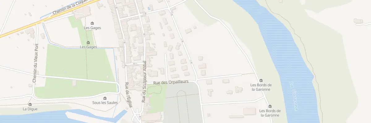Plan du 9 Rue St Laurent à Carbonne