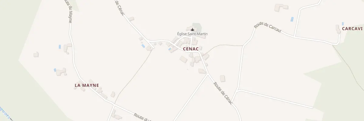 Plan du 2925 Rte de Cénac à Albas