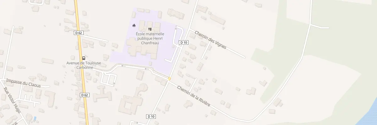 Plan du 10 Rue Etienne Prosjean à Carbonne