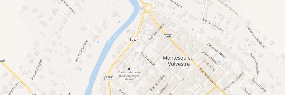 Plan du 3 Rue Couzeran à Montesquieu-Volvestre