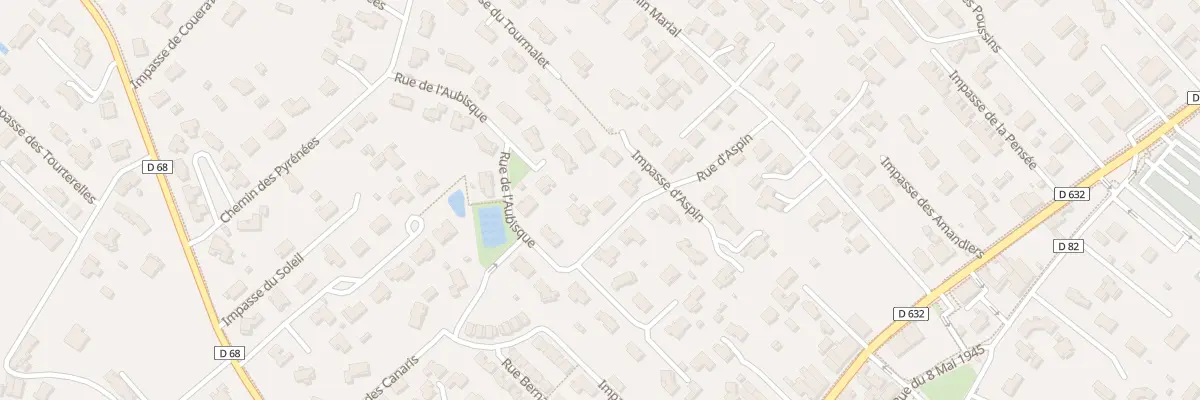 Plan du 21 Rue de l’Aubisque à Fonsorbes