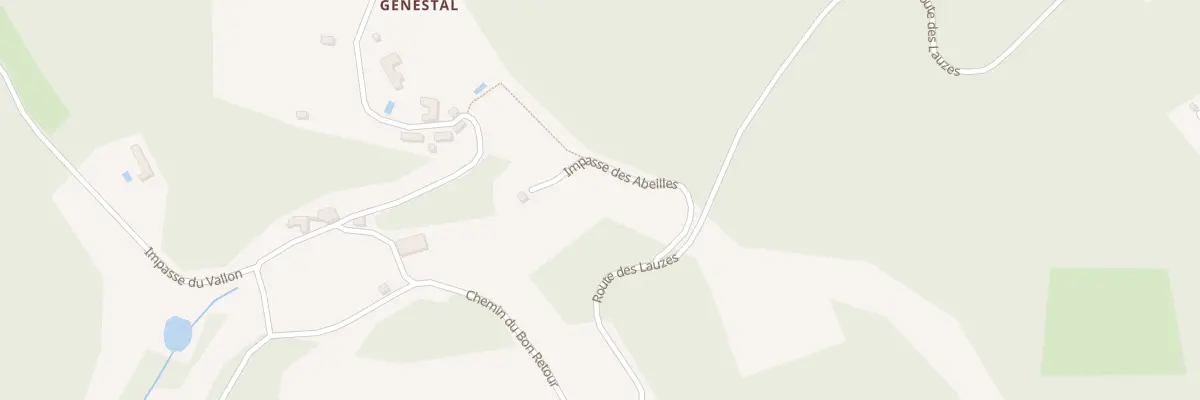Plan du 60 Le Genestal à Saint-Geniès