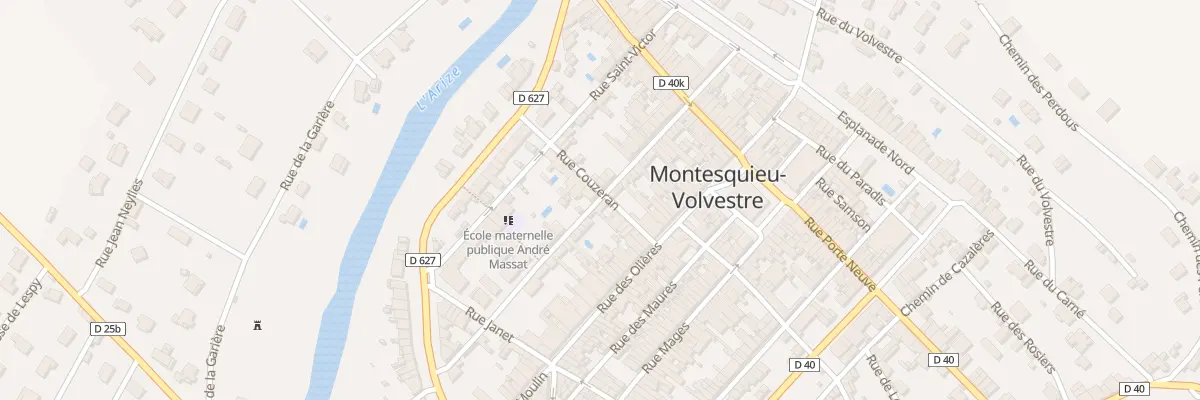 Plan du 16 Rue Couzeran à Montesquieu-Volvestre