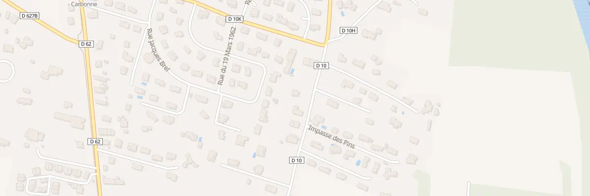 Plan du 53 Rue Etienne Prosjean à Carbonne