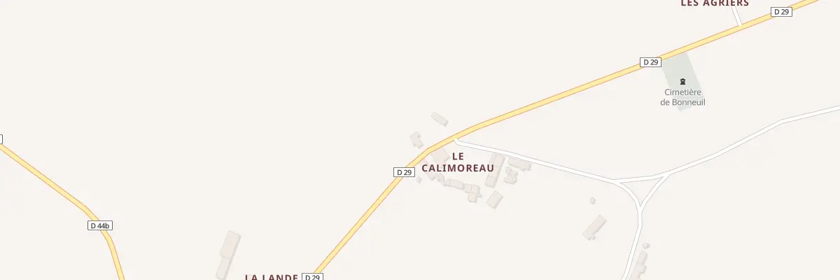 Plan du 5039 Calimoreau à Bonneuil