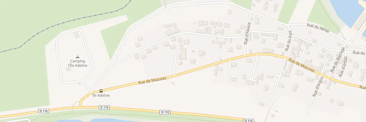 Plan du 1B Rue des Masures à Poses