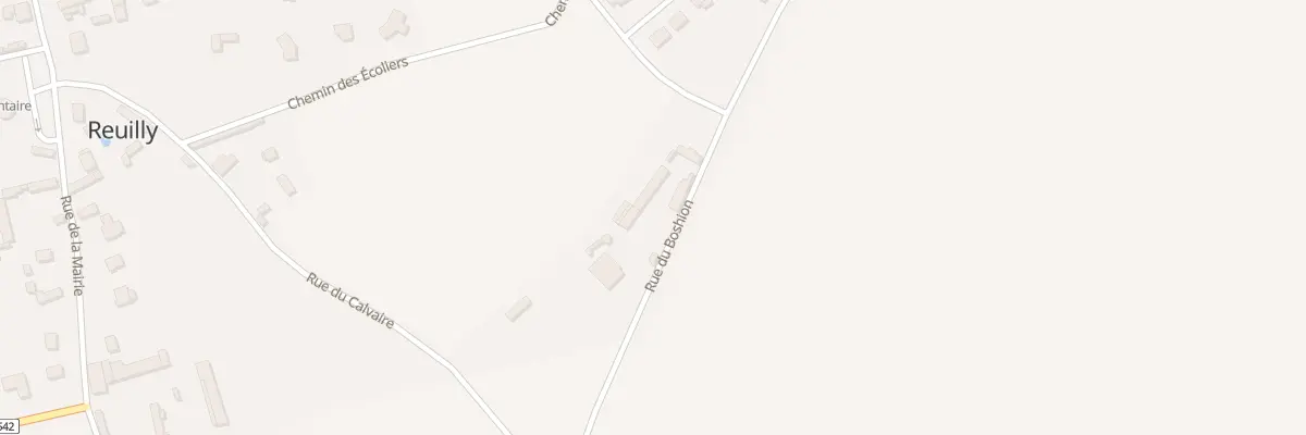Plan du 2 Rue du Boshion à Reuilly