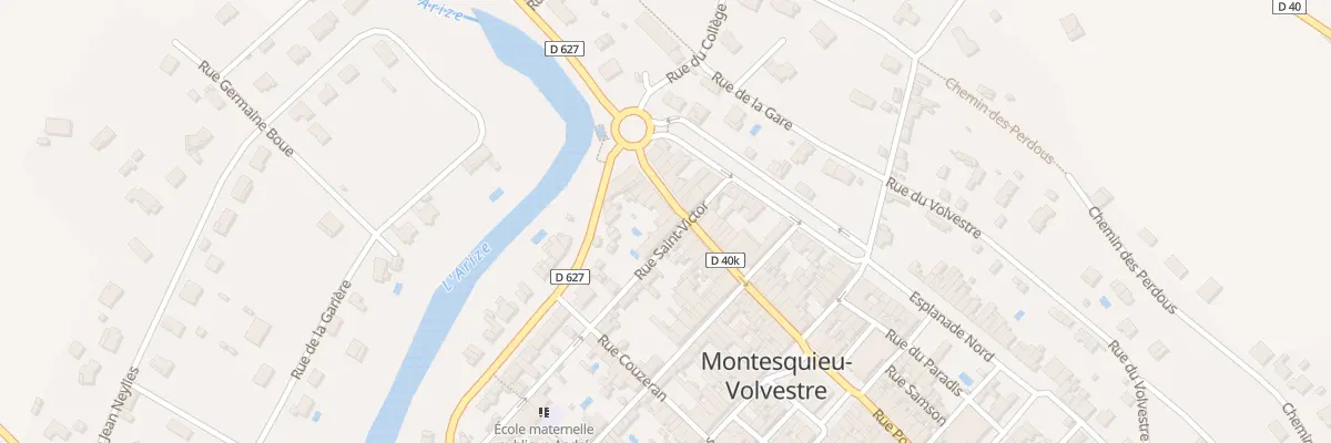Plan du 43 Rue Saint-victor à Montesquieu-Volvestre