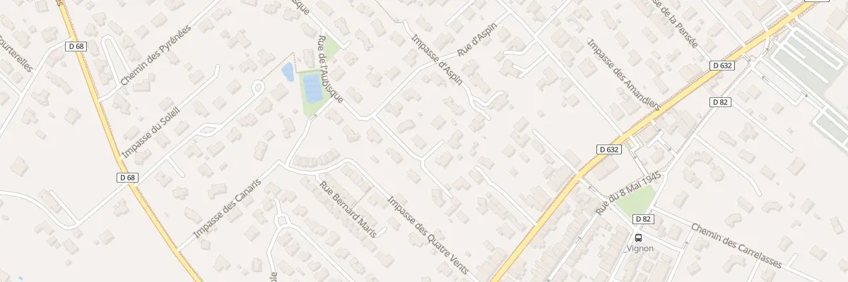Plan du 30 Rue de l’Aubisque à Fonsorbes