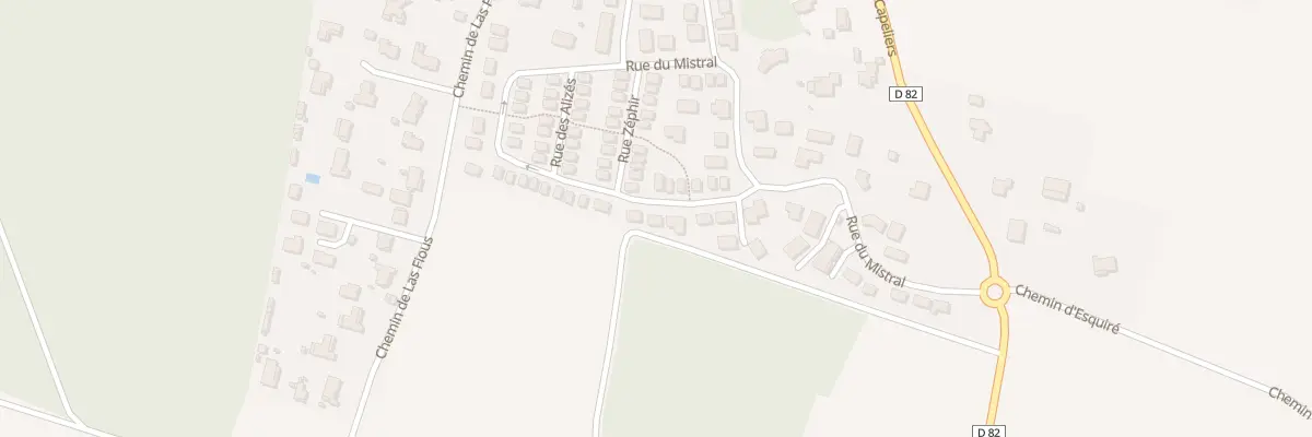 Plan du 57 Rue du Mistral à Fonsorbes