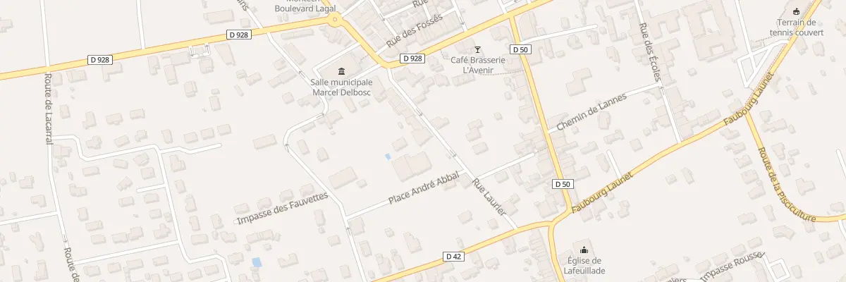 Plan du 12 Rue Laurier à Montech