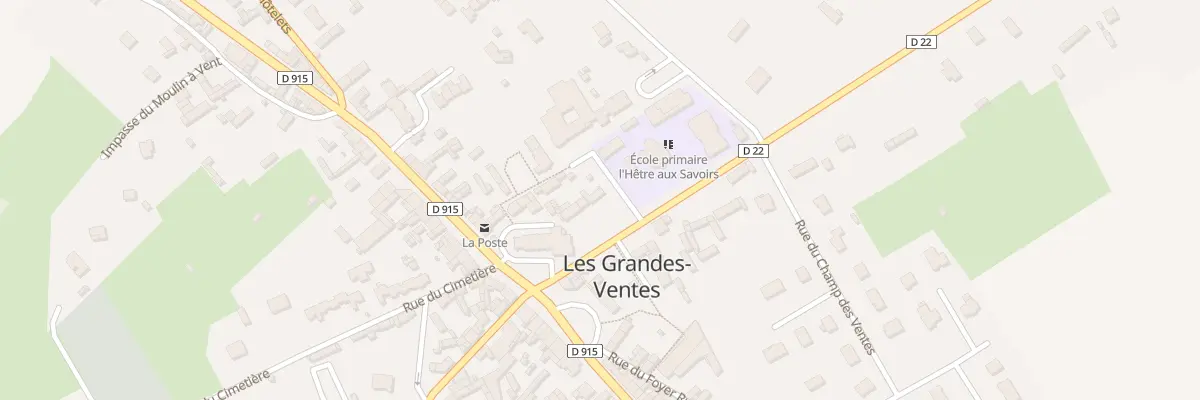 Plan du 61 Rue de St Vaast aux Grandes-Ventes
