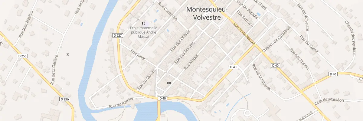 Plan du 23 Rue Mages à Montesquieu-Volvestre