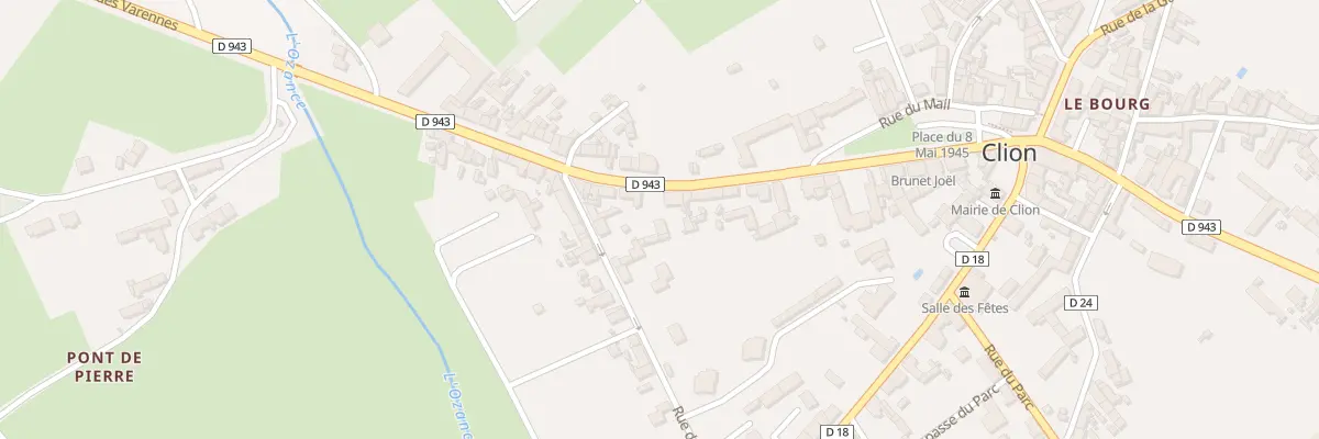 Plan du 41 Rue Nationale à Clion