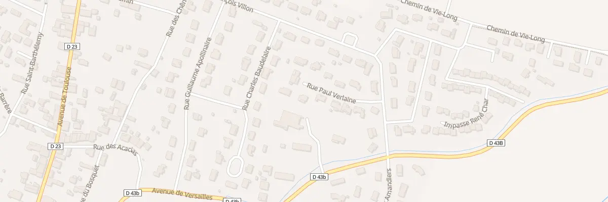 Plan du 11 Rue Paul Verlaine à Lherm