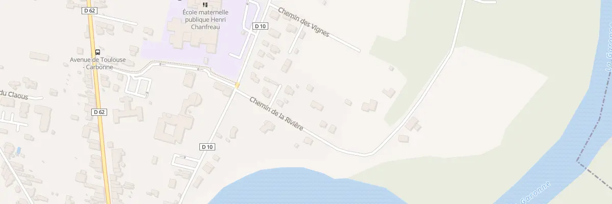 Plan du 7 Che de la Rivière à Carbonne