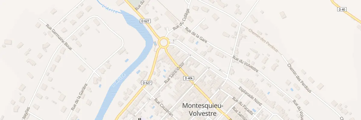 Plan du 13 Rue Porte de Rieux à Montesquieu-Volvestre