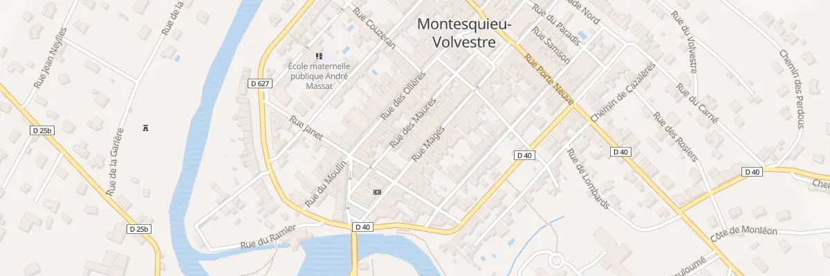 Plan du 27 Rue Mages à Montesquieu-Volvestre