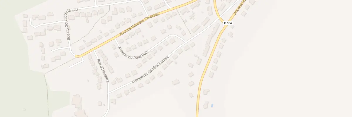 Plan du 7 Av du Gen Leclerc à Saint-Rémy-sur-Avre